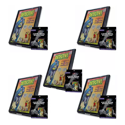 Buy BCW SILVER Comic Book Showcases - Display Case - Hangs On Wall - *FIVE PACK* • 76.12£