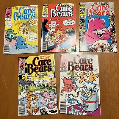 Buy Care Bears Comic Lot #s 5 6 7 8 9 Newsstand Edition Marvel Anniversary 1986 Star • 123.47£