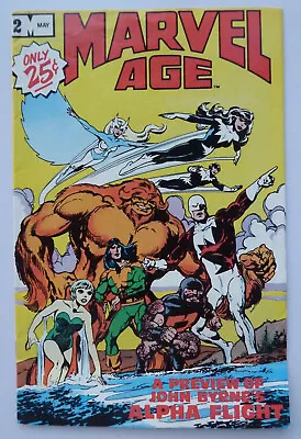 Buy Marvel Age #2 - Alpha Flight, Puck Marvel Comics May 1983 VG/FN 5.0 • 14.95£