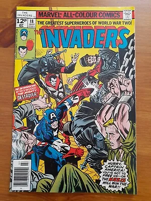The Invaders 9 VG Union Jack Vs Baron Blood 1976