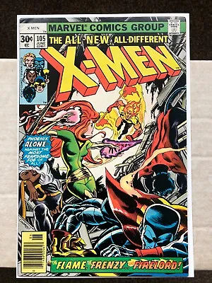 Buy Uncanny X-Men 105 (1977) Firelord, Lilandra, Misty Knight, Eric The Red App • 44.99£