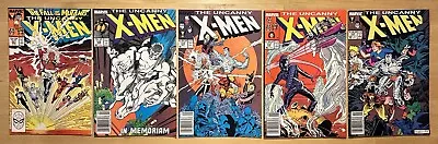 Buy Uncanny X-Men #227, #228, #229, #230, #235 1988 Marvel Copper Age Comic Book Lot • 17.74£