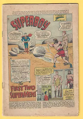 Buy Adventure Comics 257 Coverless 1959 Superboy, Hercules, Green Arrow Vintage • 9.88£
