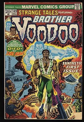 Buy Strange Tales #169 VG+ 4.5 1st Appearance Of Brother Voodoo! Marvel 1973 • 75.60£
