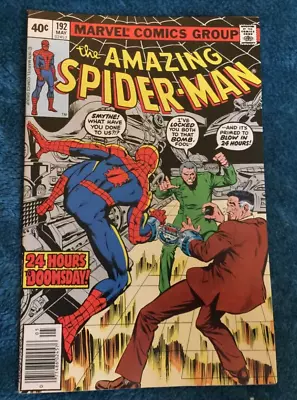 Buy Free P & P ;  Amazing Spider-Man #192, May  1979;  24 Hours Till Doomsday!  • 12.99£
