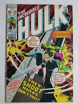 Buy Incredible Hulk (1968) #142 - Very Good/Fine  • 38.57£