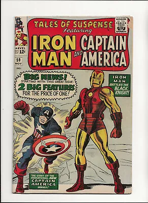 Buy Tales Of Suspense #59 (1964) VG/FN Iron Man/Captain America Marvel Comics • 118.95£