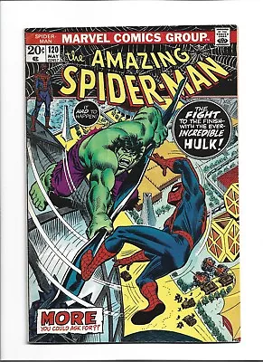 Buy The Amazing Spider-Man #120 (May 1973, Marvel) F/VF (7.0) Spider-Man Vs The Hulk • 51.39£