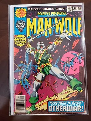 Buy Marvel Premiere #45 KEY Origin Of Man-Wolf Marvel Comics 1978 Bronze Age • FN‼ • 8£