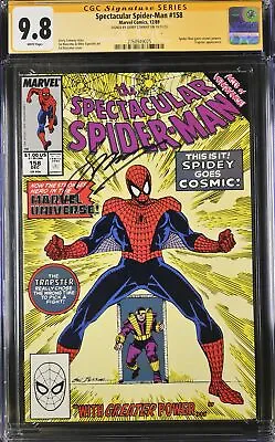 Buy * Spectacular SPIDERMAN #158 CGC 9.8 SS Conway 1st Cosmic Spidey! (2768949025) * • 318.62£