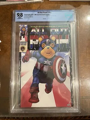 Buy All Out Pooh Captain America  #154 Homage CBCS 9.8 #23/25 • 78.84£