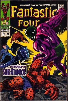 Buy Fantastic Four #76 - Silver Surfer, Galactus, & Psycho-Man (7.5 / 8.0) 1968 • 39.48£
