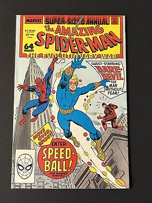 Buy The Amazing Spider-Man Annual #22 VF 1988 1st Speed Ball Marvel Comics • 15.80£