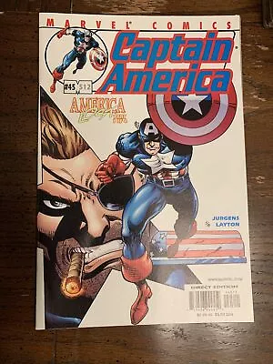 Buy Captain America #45 (512) Jurgens Layton 2001 Marvel VF-NM Unread • 2.39£