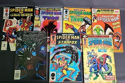 Buy Comic Bundle Mixed Job Lot Marvel Spiderman 1980s- (90s 1 Issue) 7 Issues  • 19.99£