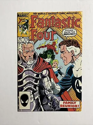 Buy Fantastic Four #273 (1984) 8.5 NM Marvel 1st Full Nathaniel Richards App Key • 19.76£