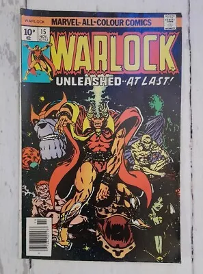Buy Warlock #15 Comic Marvel Comics 1976 UK • 18.99£