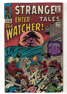 Buy Marvel Comics Strange Tales 134 4 .5 VG+  Dr Strange Doctor 1965 Watcher  • 38.99£