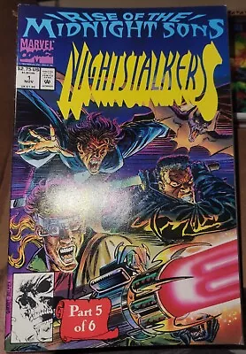 Buy Nightstalkers #1 (1992) Rise Of The Midnight Sons Part 5 Of 6 Marvel Comic VF-NM • 3.98£