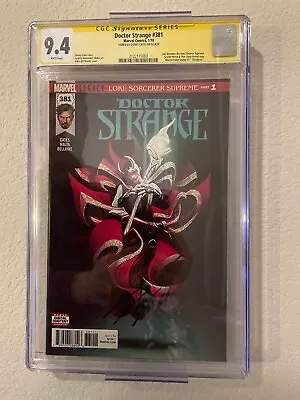 Buy Doctor Strange #381 CGC 9.4 Signature Series - Cates - Loki Sorcerer Supreme • 197.95£