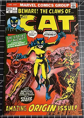 Buy Beware The Claws Of The Cat #1 1972 Origin & 1st App Of The Cat BEAUTIFUL COPY! • 199.88£
