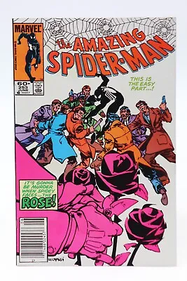 Buy Amazing Spider-Man (1963) #253 Newsstand 1st App Of The Rose Rick Leonardi FN/VF • 7.88£