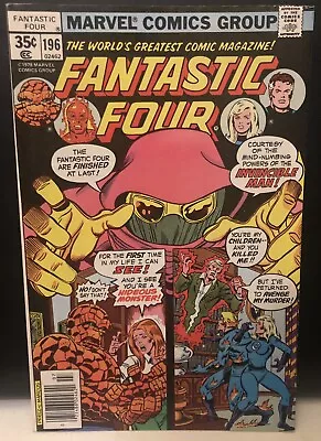 Buy Fantastic Four #196 Comic Marvel Comics Bronze Age • 7.85£
