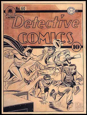 Buy Batman Repro 1942 Detective Comics No 60 Front Cover Artwork . Dc Comics • 7.99£