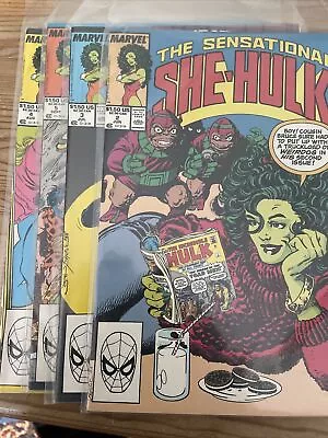 Buy Marvel The Sensational SHE HULK 4 Issues From 1989 No 2-3-4-5 Like New  • 18£
