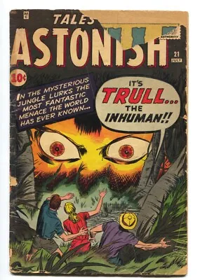 Buy TALES TO ASTONISH #21 Marvel Silver-age 1961 Hulk Prototype • 70.56£