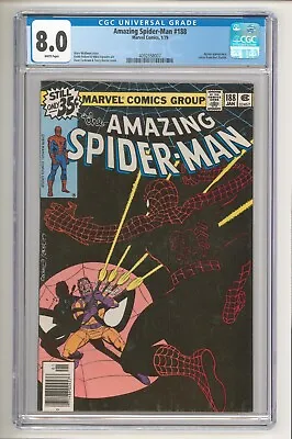 Buy Amazing Spider-Man #188 Dave Cockrum Cover CGC 8.0 • 40.38£