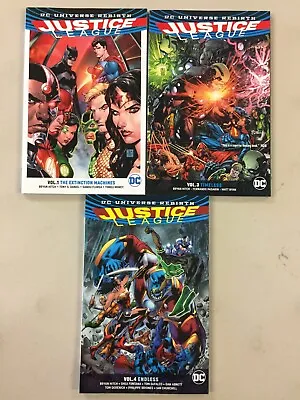 Buy Justice League Rebirth Vol 1 , 3 , 4, Tpb  Dc Comics New Vf/nm • 23.74£