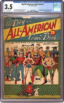Buy Big All American Comic Book #1 CGC 3.5 1944 3759469001 • 1,561.44£