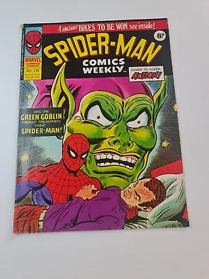 Buy SPIDER-MAN Comics Weekly - No 133 - Date 30/08/1975 - UK Paper Comic • 8.99£