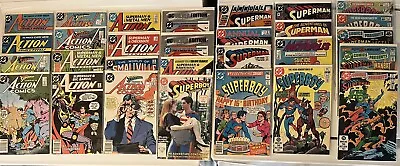 Buy DC Superman Action Superboy 80s Comic Lot Of 29 Copper Age Byrne Swan Art Marvel • 16.09£