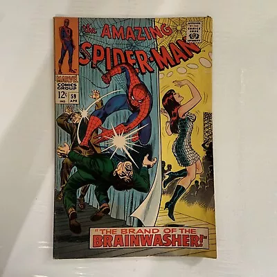 Buy THE AMAZING SPIDER MAN #59 APRIL 1968 - Marvel • 57.65£