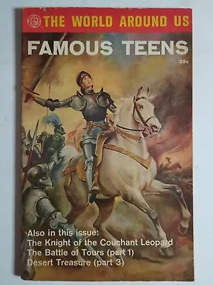 Buy World Around Us Famous Teens (1958) #33 - Very Good • 7.91£
