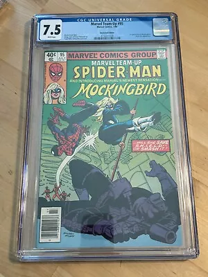 Buy Marvel Team-Up #95 - Spider-Man & Mockingbird - Newsstand Variant - CGC 7.5 • 59.30£