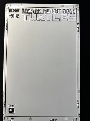 Buy Teenage Mutant Ninja Turtles #50 Cover SK Sketch Variant IDW 1st TMNT NM • 63.22£