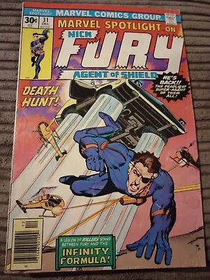 Buy Marvel Spotlight On Nick Fury Agent Of Shield # 31 Marvel Comics 1976 • 1.75£