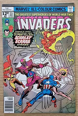 Buy Invaders # 23. First Appearance  Scarab. Marvel Key Comic. Moon Knight KEY • 5£