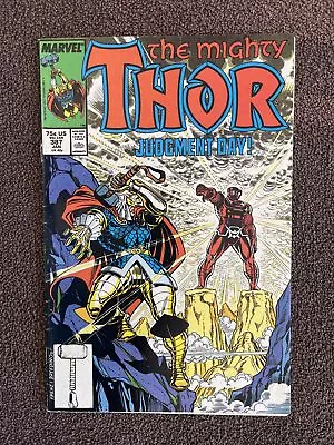 Buy The Mighty THOR #387 (Marvel, 1988) DeFalco & Frenz ~ 1st Cameo Exitar • 5.49£