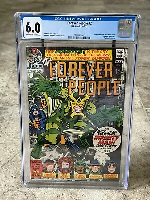 Buy 1971 DC Comics Forever People #2 CGC 6.0 1st App. Desaad & Mantis/ Darkseid App. • 59.75£