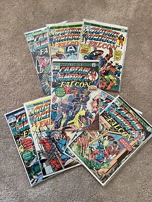 Buy Captain America Comics- Bronze Age Run Of 8 & 180 Nomad  Key, 178-184/86 - 5-6.0 • 56.30£