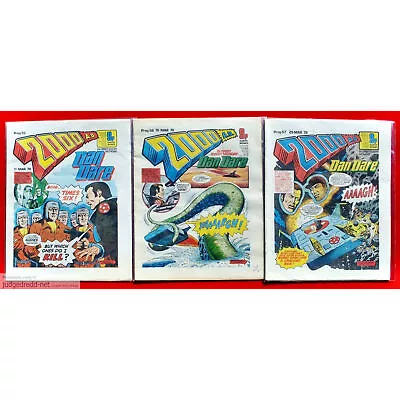 Buy 2000AD Prog 55 56 57 3 Comic Book Issue Brian Bolland Art 18 3 78 1978 (set . . • 45£