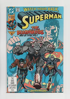 Buy Superman #58 DC Comics 1991 • 3.12£