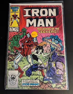 Buy Iron Man #214 Direct Edition 1987 Marvel Comics • 3.16£