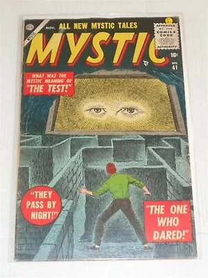 Buy Mystic #41 Vg+ (4.5) November 1955 Marvel Atlas Comics ** • 59.99£