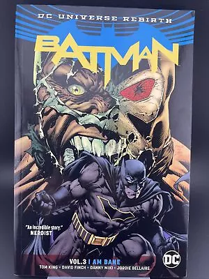 Buy Batman Vol. 3: I Am Bane Rebirth Paperback Tom King DC TPB • 11.98£