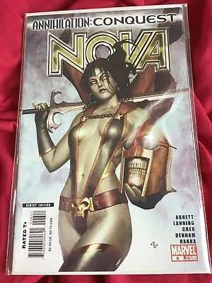 Buy Nova 6 Annihilation Conquest Marvel Comics Bagged Boarded Abnett Lanning 2008 • 4£